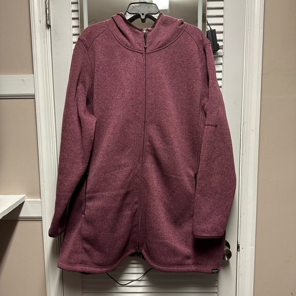 LL Bean Sweater Fleece Coat - Picture 1 of 10